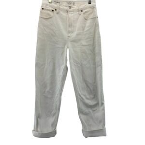 Vtg Abercrombie & Fitch Jeans Womens 28 '90s Straight‎ Ultra High Rise Denim Y2K